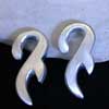 Hand Made Silver Ear Weights